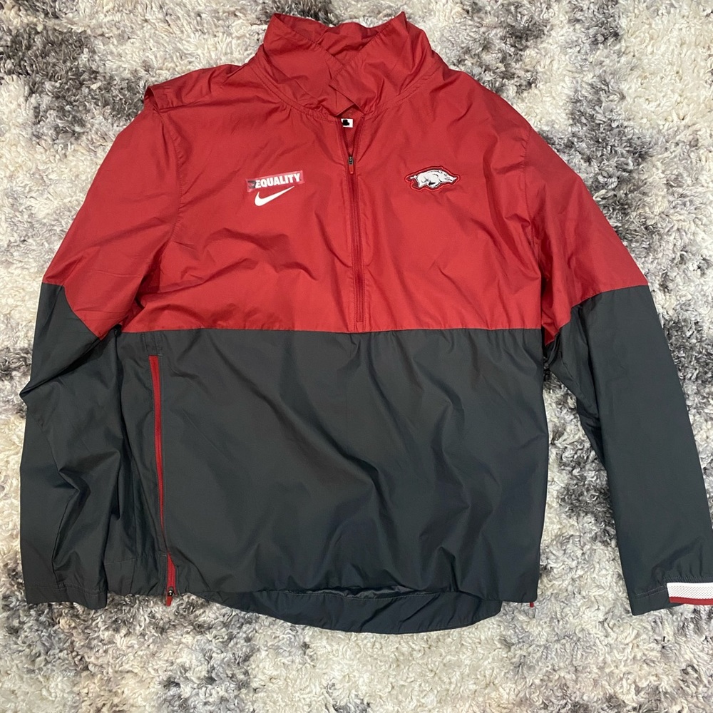 Arkansas Razorbacks Nike Longsleeve Windbreaker